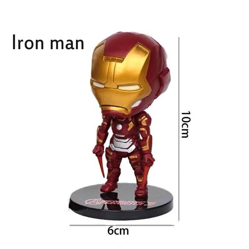 Mô Hình Nhân Vật Chibi Biệt Đội Siêu Anh Hùng Marvel - Cao 10cm