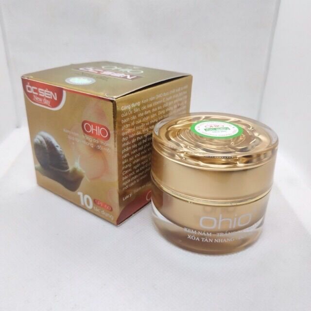 [HCM]Kem ốc sên Ohio nám-trắng da-xoá thâm-tàn nhang- đồi mồi 30g