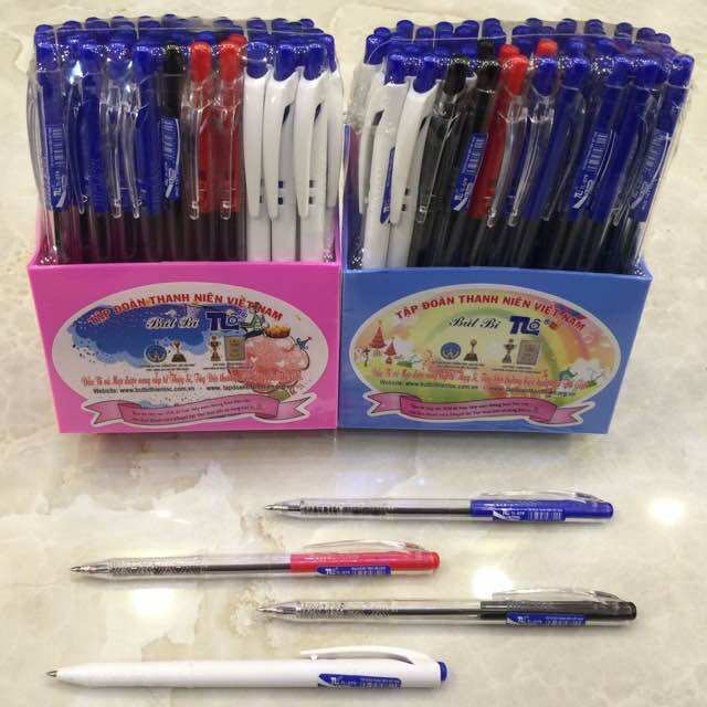 🎁Hộp 50 Cây Bút Bi, Viết Cực Êm Tay (Bi 79)