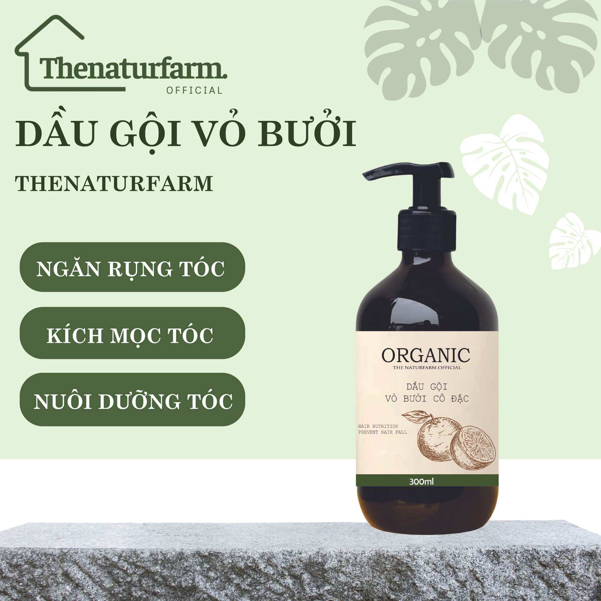 Dầu gội bồ kết vỏ bưởi thiên nhiên 300ML