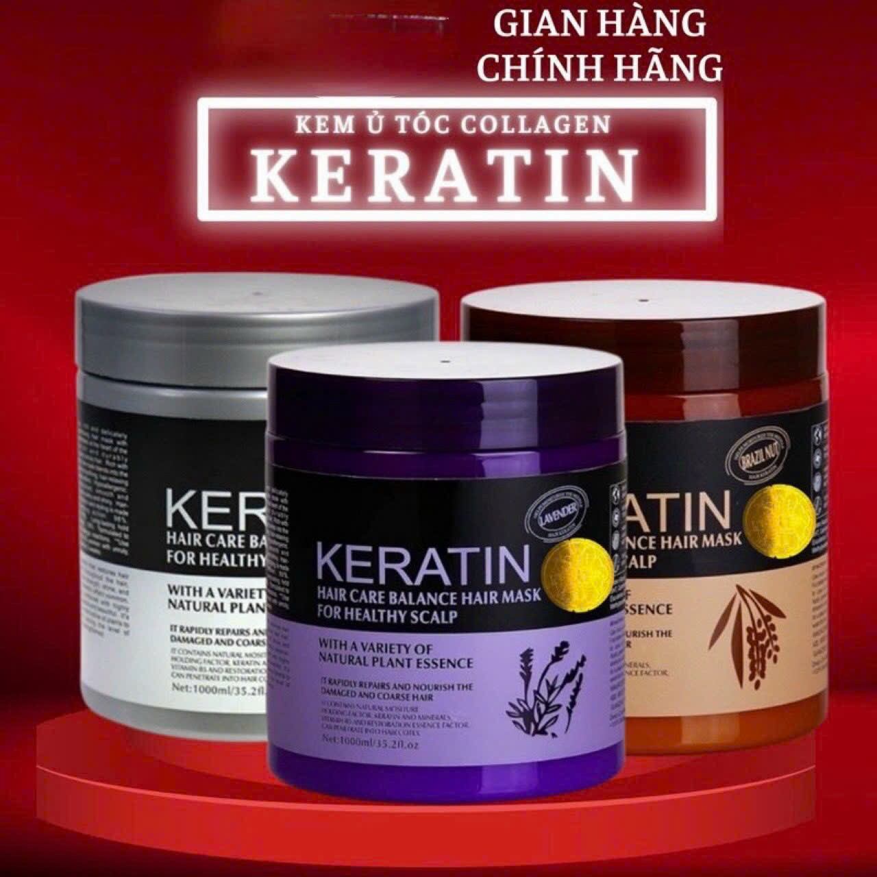 Kem hấp tóc, ủ tóc Keratin Hàn Quốc 1000 ml