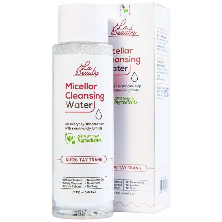 [CHÍNH HÃNG] Nước tẩy trang Micellar Cleansing Water La Beauty làm sạch sâu, loại bỏ bụi bẩn (150ml) HHANH PHARMA