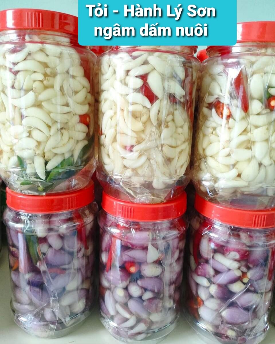 Hành Lý Sơn ngâm giấm nuôi hủ 700g