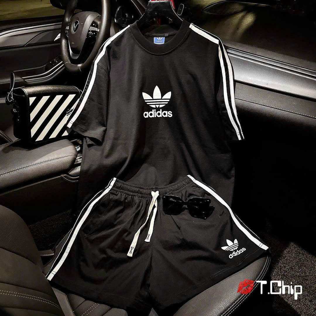 SÉT BỘ NỮ NGẮN THUN COTTON THÊU CAO CẤP