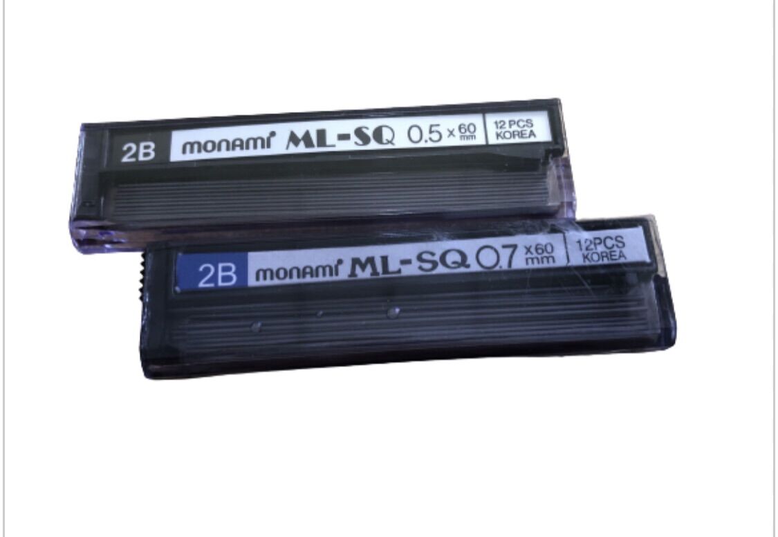 (1 ỐNG) Ruột chì bấm Monami 0.5 - 0.7mm loại tốt