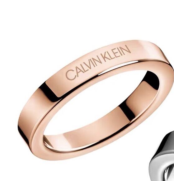 Nhẫn đôi ck Calvin Klein basic trơn