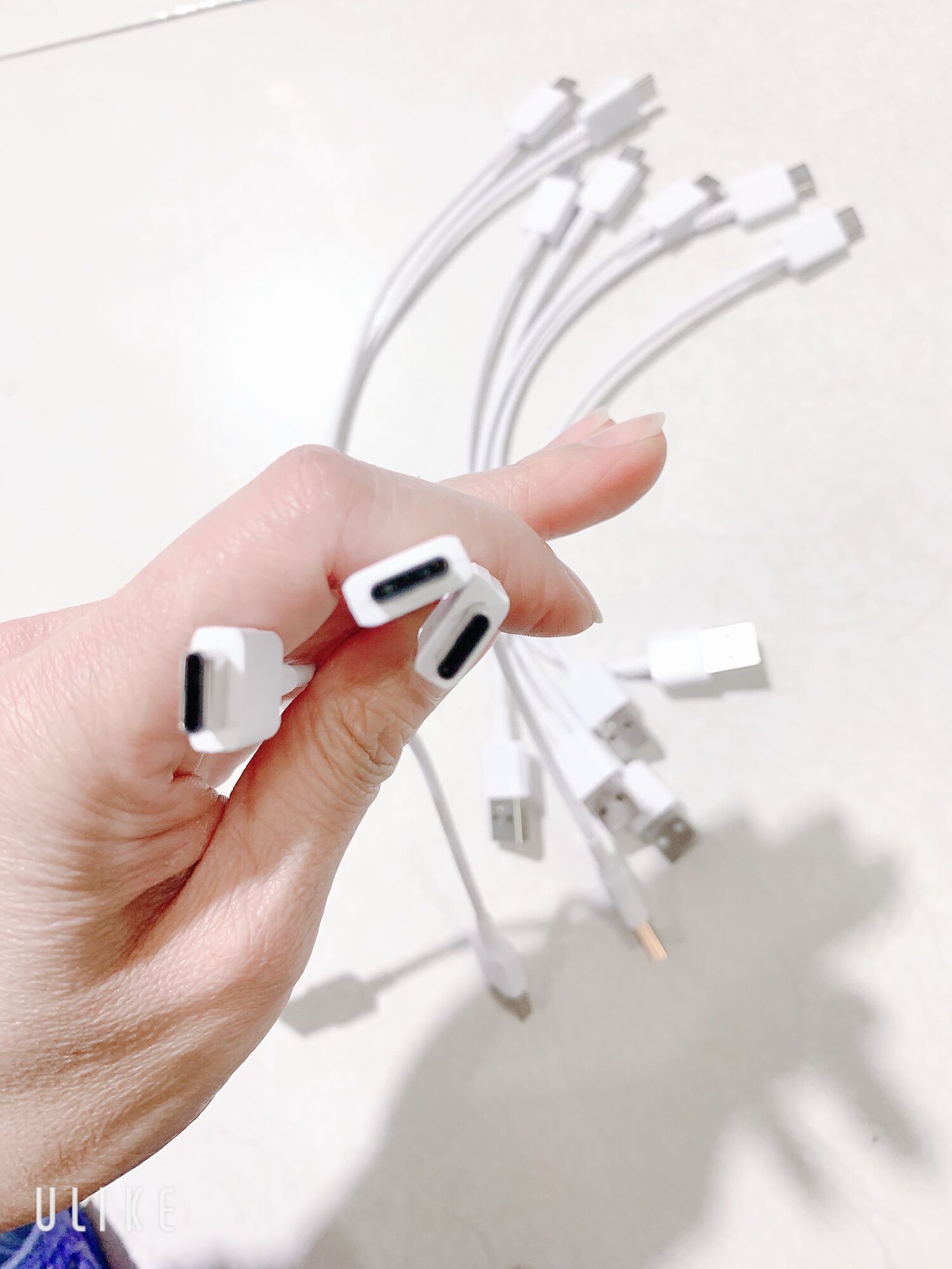 Cáp xạc, dây xạc ngắn 25cm chân type C ,type -C cho điện thoại