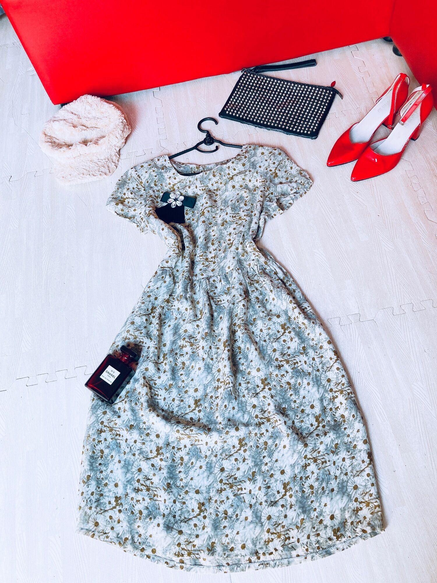 đầm hoa size M