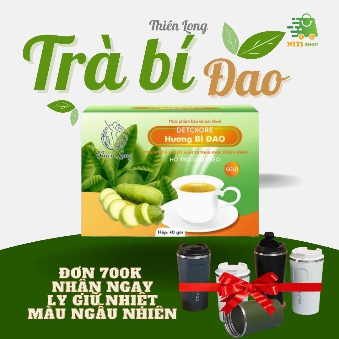 COMBO Trà giảm cân bí đao NiTishop bí đao giảm cân nhanh Thiên Long