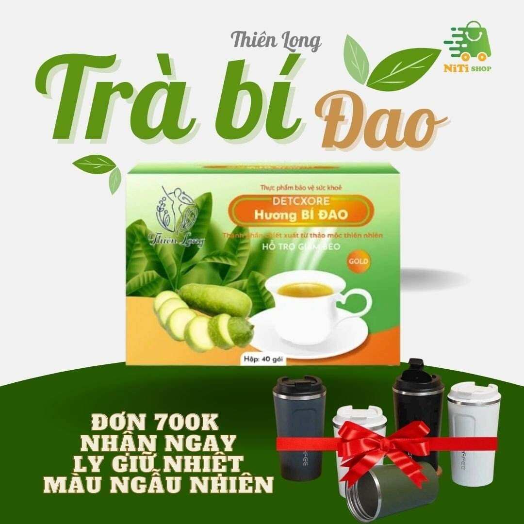 Trà giảm cân bí đao NiTishop bí đao giảm cân nhanh Thiên Long