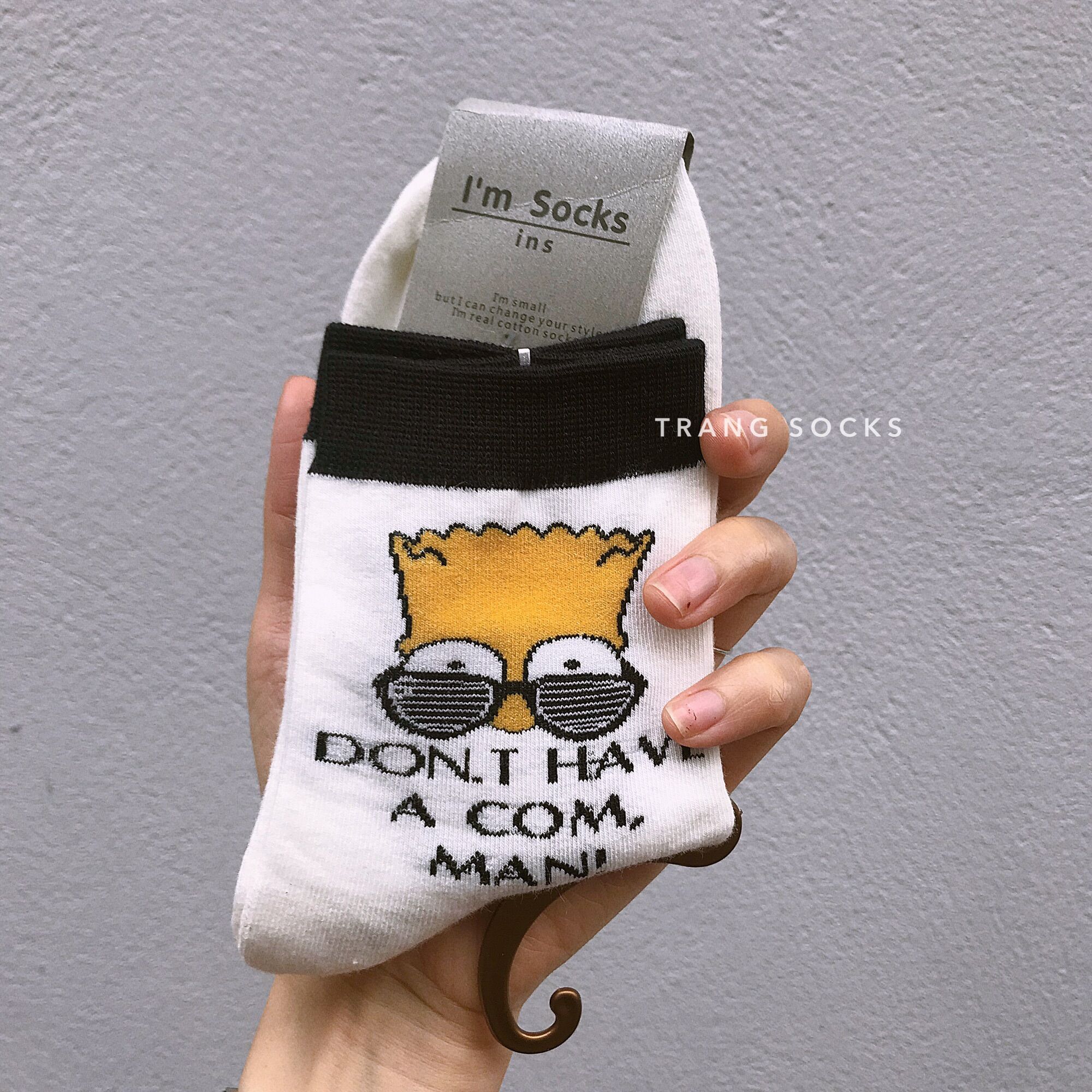 Tất vớ Simpson cao cổ- ảnh thật