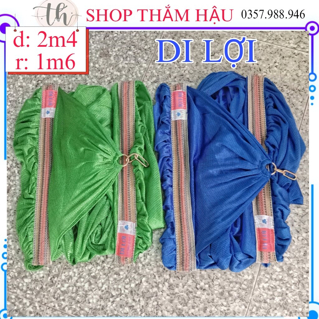 Lưới võng xếp di lợi cán thép 60cm cỡ đại, võng lưới 2 lớp dài 235cm rộng 150cm phù hợp cho khung lớn