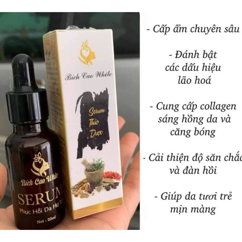 Serum thảo dược phục hồi da_bích cao white