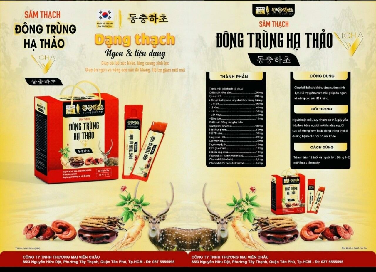 SÂM THẠCH ĐÔNG TRÙNG HẠ THẢO.