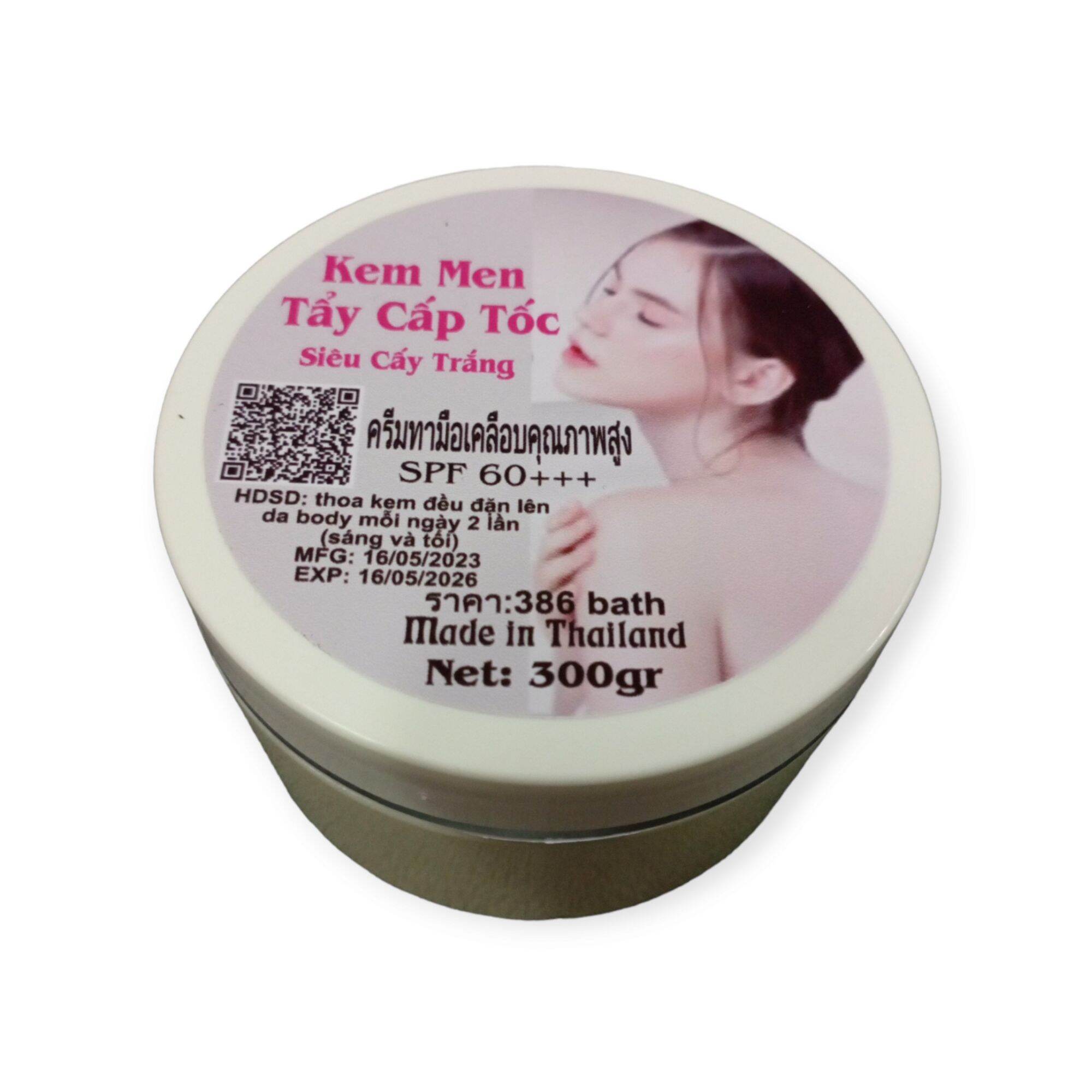 kem men tẩy cấp tốc siêu cấy trắng body thái lan hủ 300g