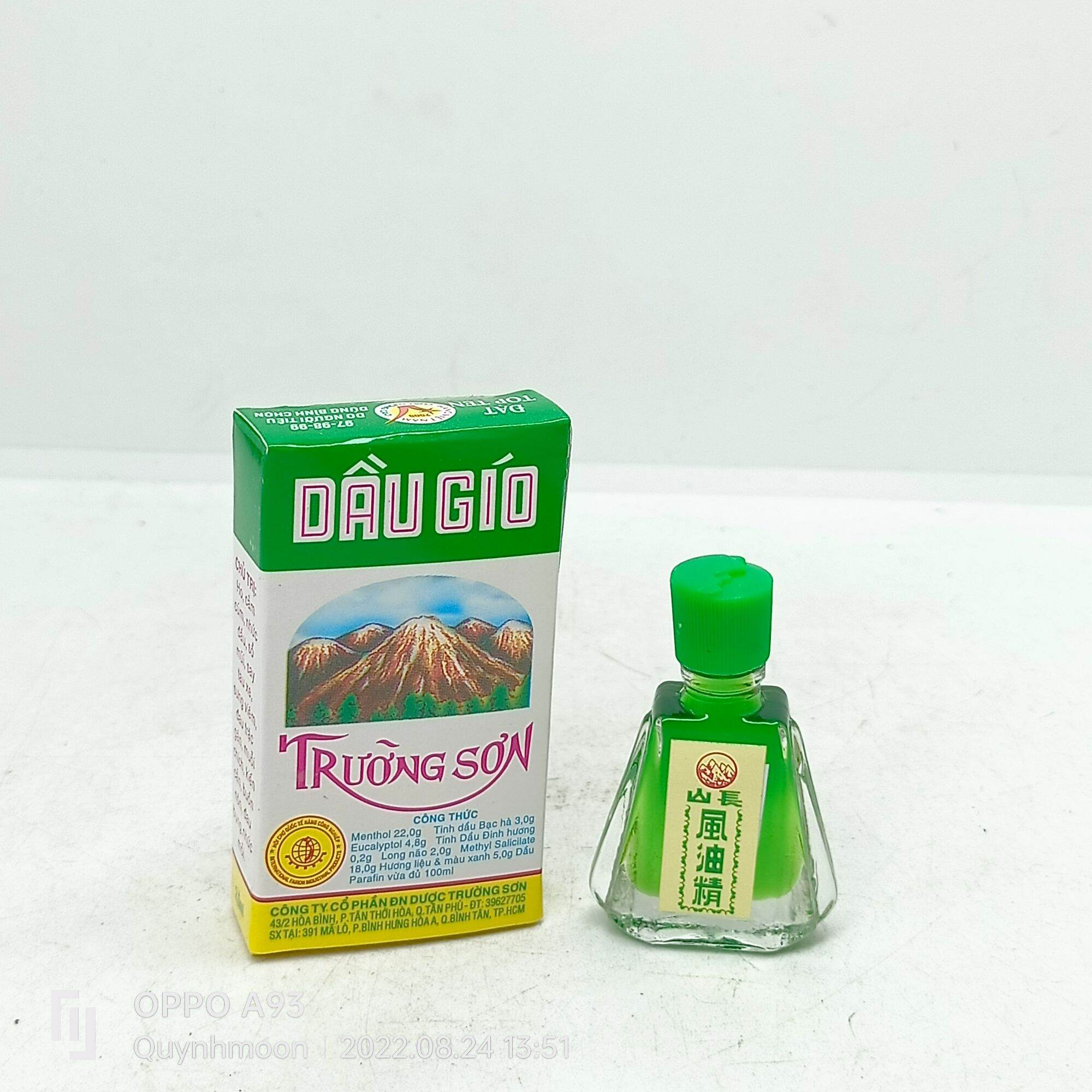 Dầu gió Trường Sơn lọ 2,5ml