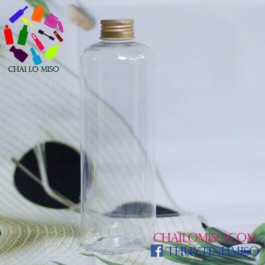 Chai nhựa pet nắp nhôm 500ml