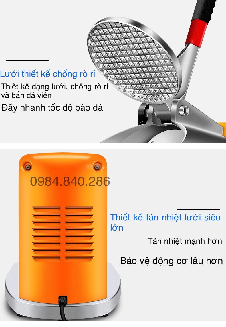 Máy xay đá, bào đá 2 dao nhập khẩu Đài Loan