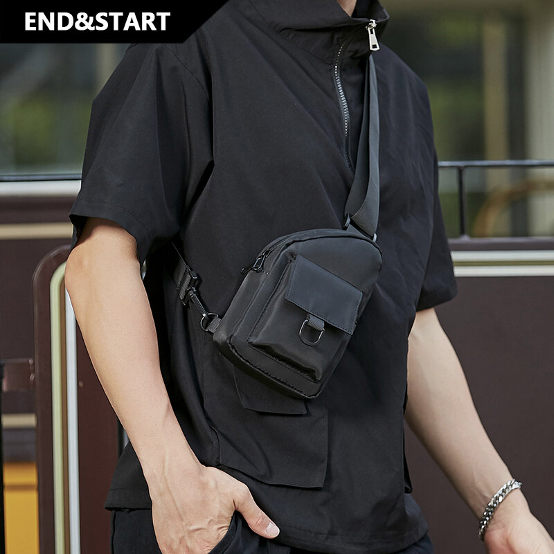 Túi Đeo Chéo Nam Giới Túi Nam Thường Ngày Túi Đeo Ngực Đa Năng Túi Đeo Vai Phong Cách Nhật Bản Ba Lô Đơn Giản Mùa Hè Túi Nhỏ Thương Hiệu Thời Trang