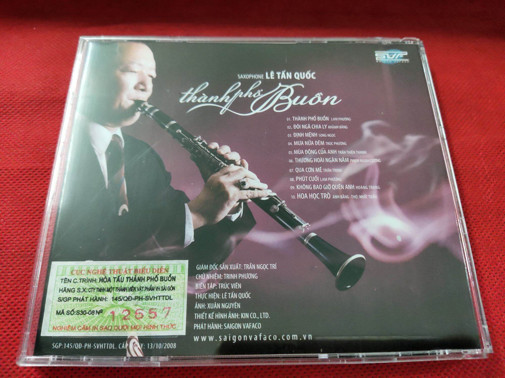 CD Hoà Tấu - Thành Phố Buồn - Lê Tấn Quốc