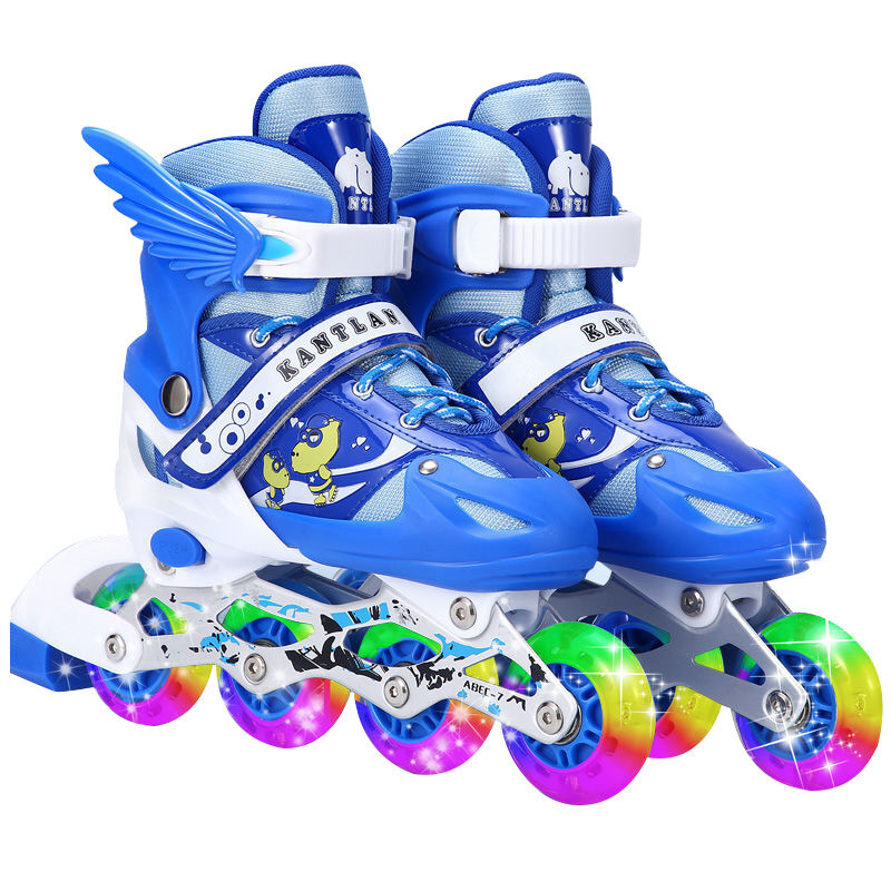 Mua 溜冰鞋儿童全套装旱冰滑冰鞋轮滑鞋可调节男童女童初学者成年专业