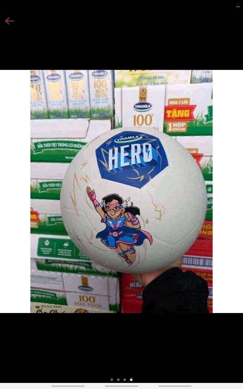 balo dạ quang Hero / bóng da Hero ( quà khuyến mại sữa Vinamilk)