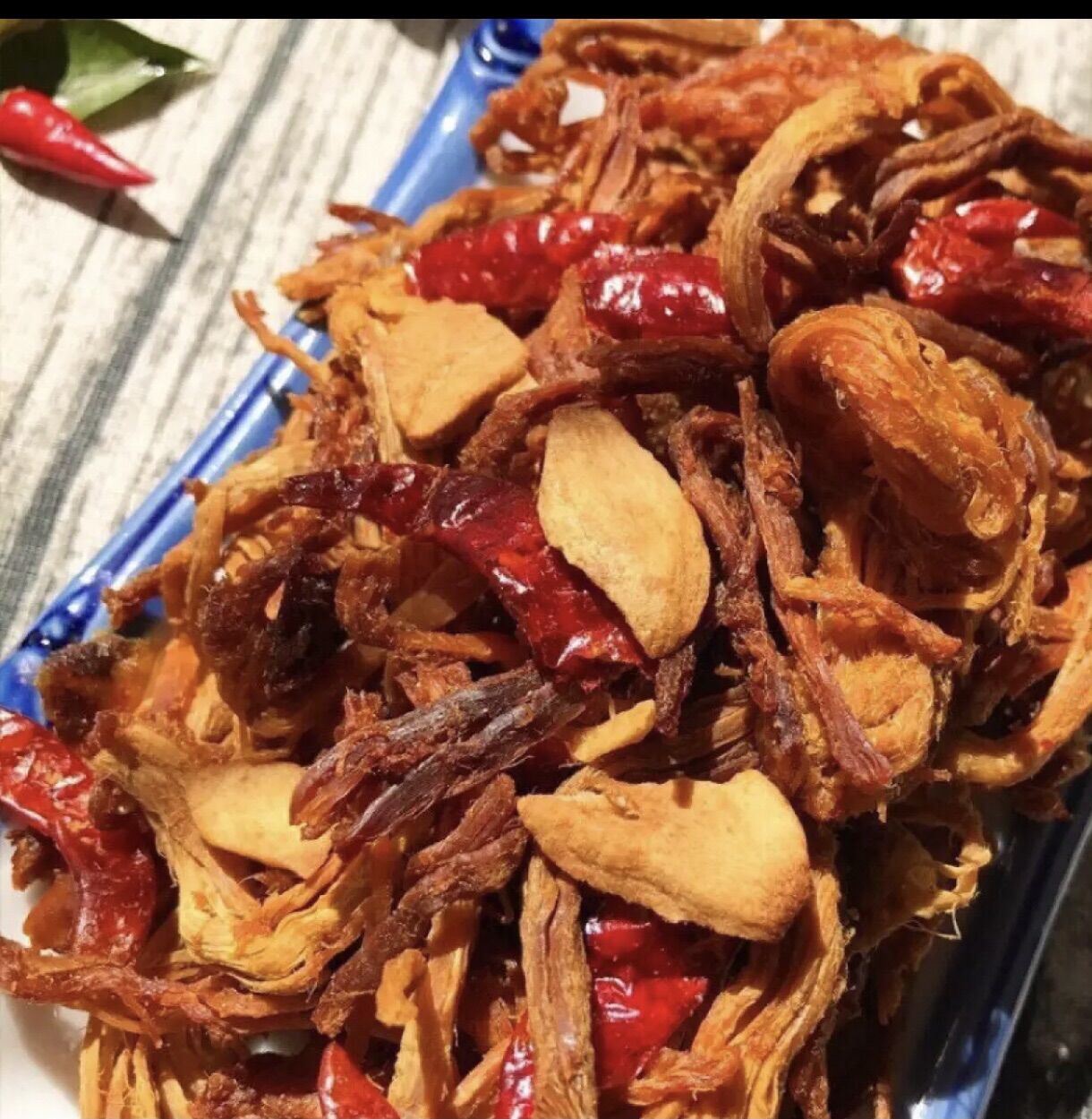 KHÔ HEO CHÁY TỎI 🍂  (Khô heo thiệt 100%) 250gr