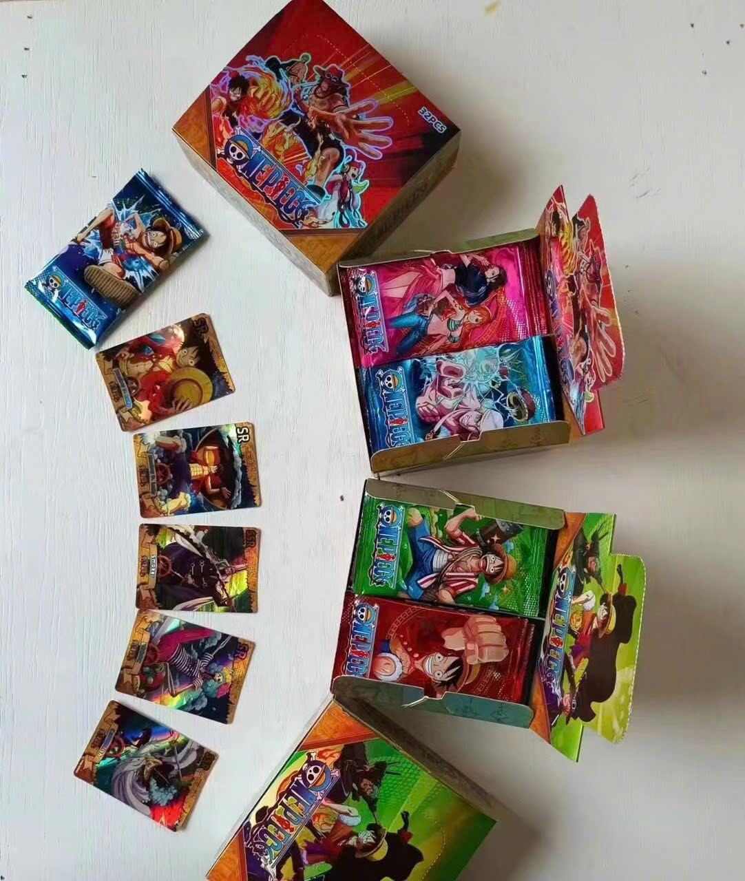 Bài hải tặc hộp vuông thẻ bài one piece , thẻ bài hải tặc
