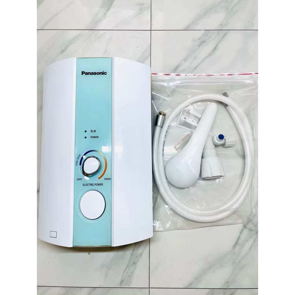 MÁY NƯỚC NÓNG PANASONIC CÓ BƠM cũ . ( có bảo hành). Trọn bộ: máy + van + bộ vòi sen