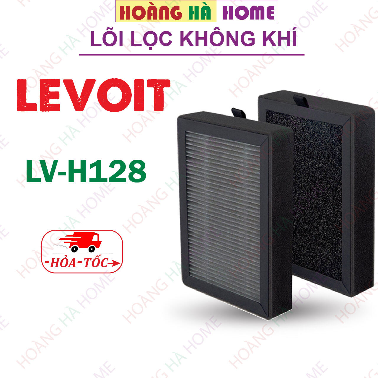 Lõi lọc không khí Levoit LV-H128 , Màng lọc hepa, màng lọc than hoạt tính, màng lọc hỗn hợp
