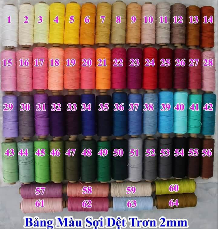 Sợi dệt cotton 125gr