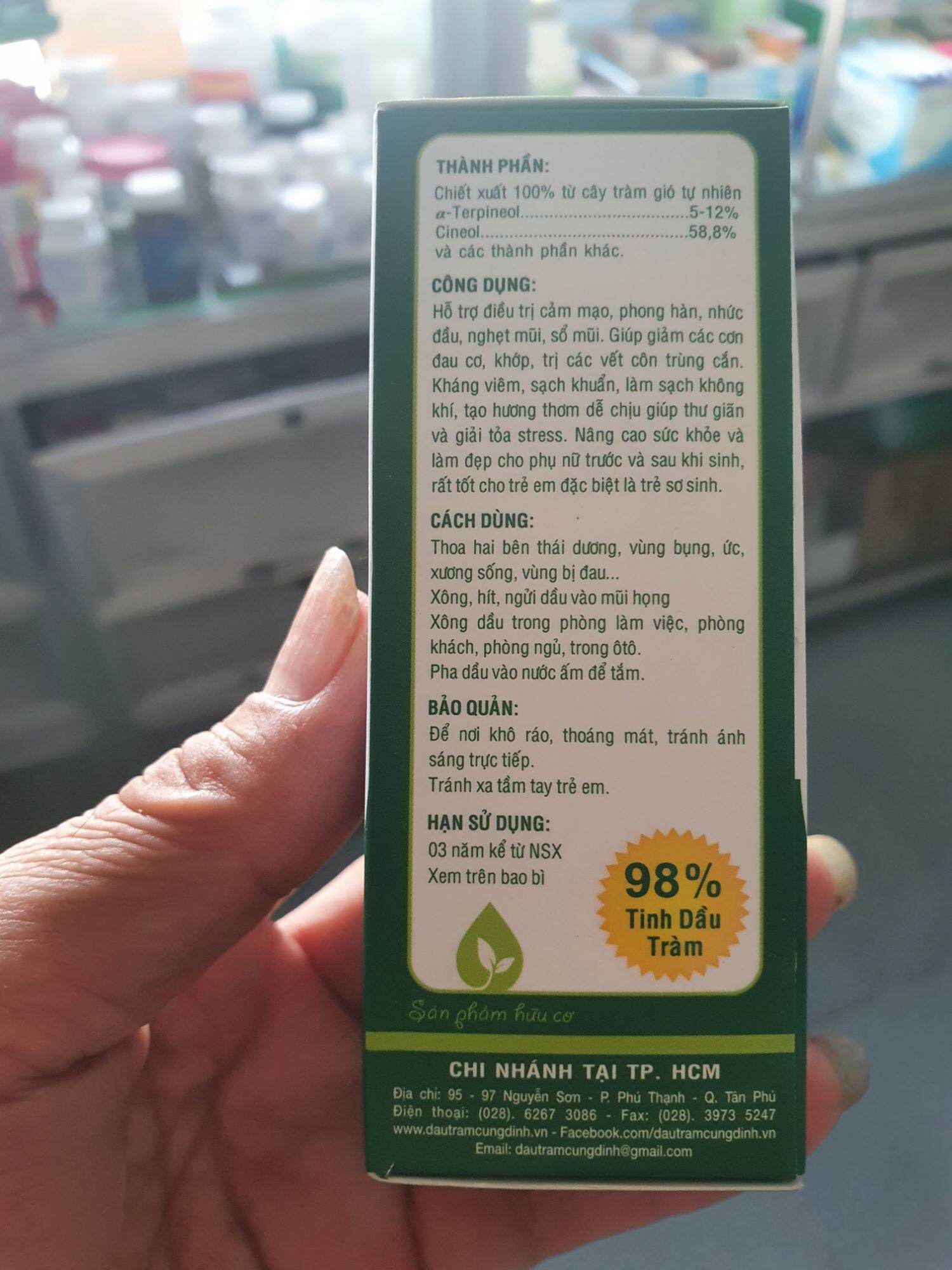 DẦU TRÀM CUNG ĐÌNH LOẠI 1 LỌ 50ml