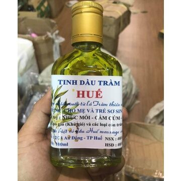 combo 10 chai tràm Huế 100ml chai dẹt