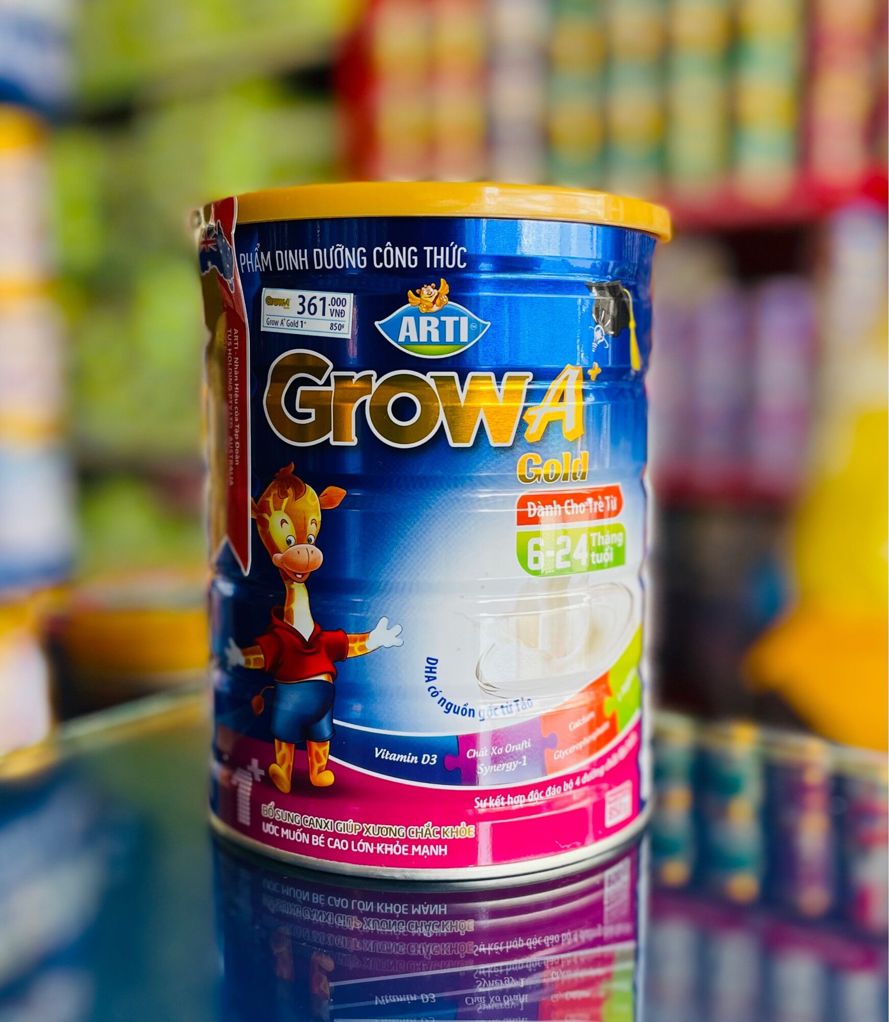 [Combo 2 Lon] Sữa Arti Grow A+ Gold 1+ (850g)