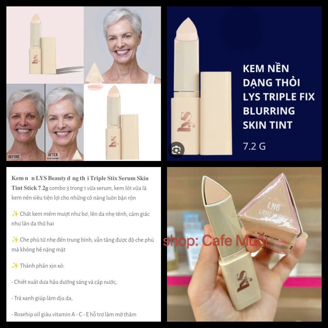 KEM NỀN DẠNG THỎI 3in1 L-Y-S Beauty Triple Stix Serum Skin Tint Stick 7.2g