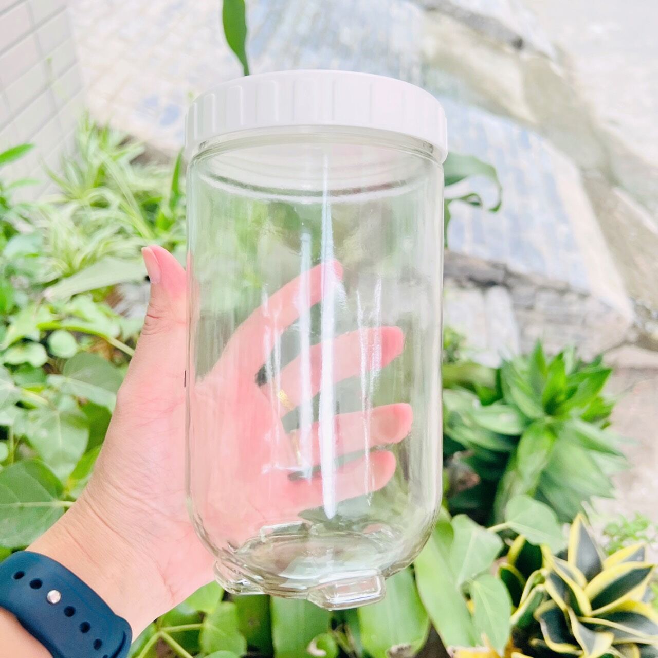 BỘ 3 HỦ THỦY TINH đựng gia vị hoặc đồ muối chua