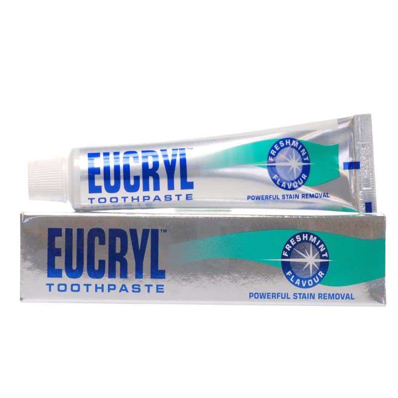 Combo Kem Đánh Răng Và Bột Làm Trắng Răng Eucryl Toothpowder 62gr