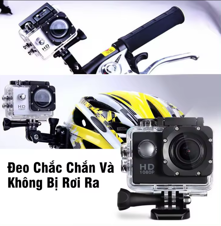 camera hành trình 1080 HD 4K gắn xe máy quay phim chụp ảnh sắc nét chống nước hàng cao cấp