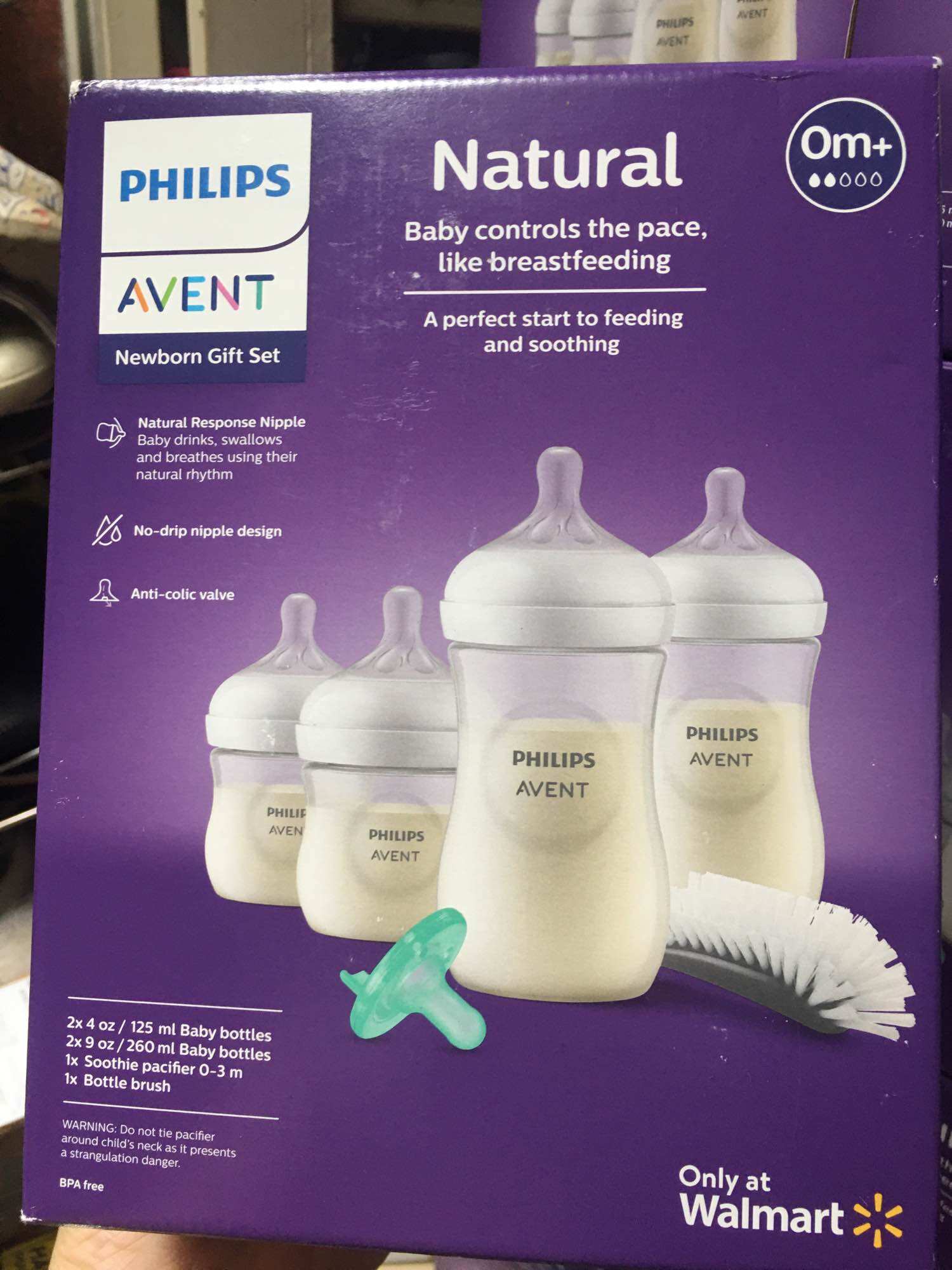 BÌNH SỮA AVENT 125Ml mẫu mới [ new tách set ]