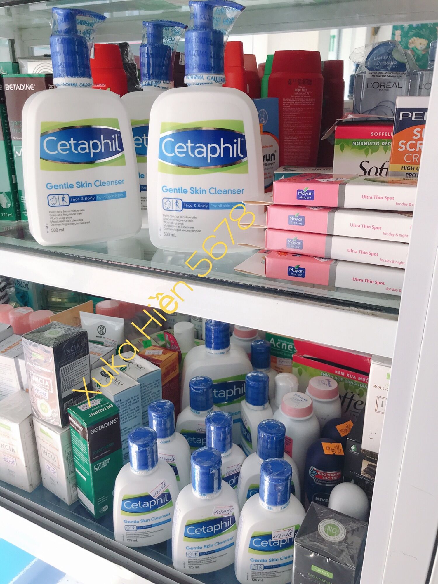 Sữa rửa mặt CETAPHIL 500ml,250ml