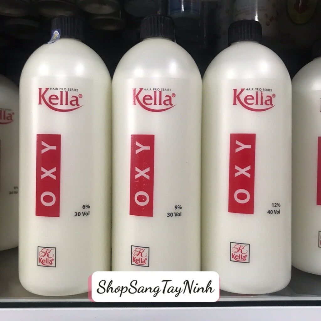 Oxy nhuộm tóc, trợ nhuộm kella chính hãng 1000ml