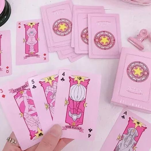 Bộ bài tây sakura 54 ảnh khác nhau/ bộ tú lơ khơ anime card captor sakura