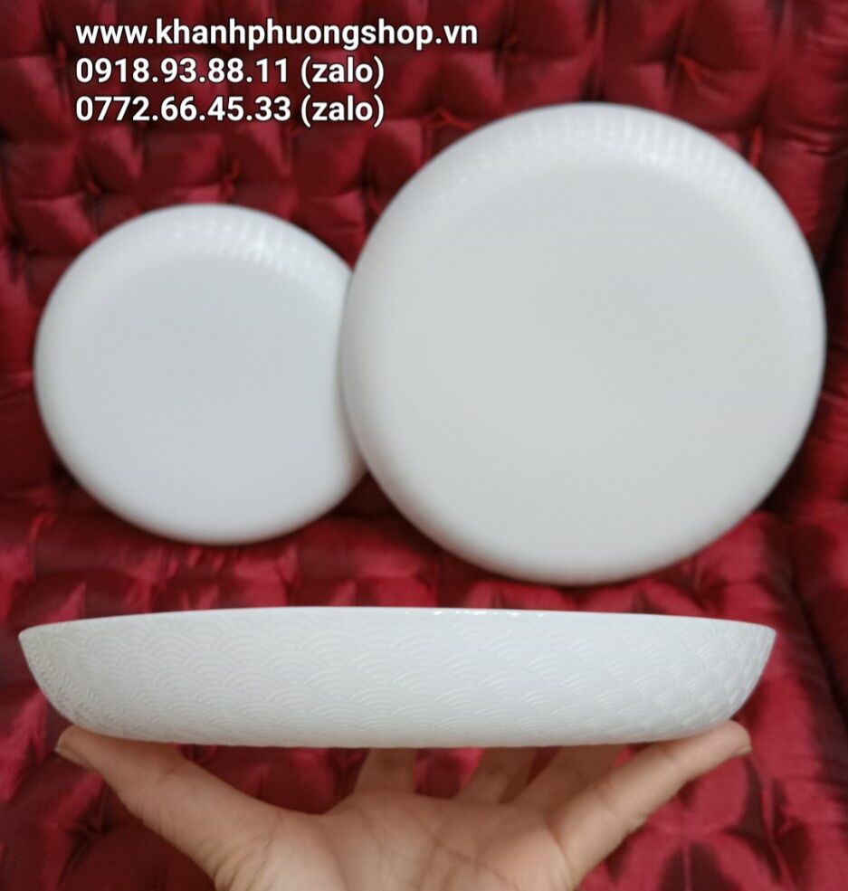 bộ chén dĩa thủy tinh opal Luminarc cao cấp - chén dĩa thủy tinh opal