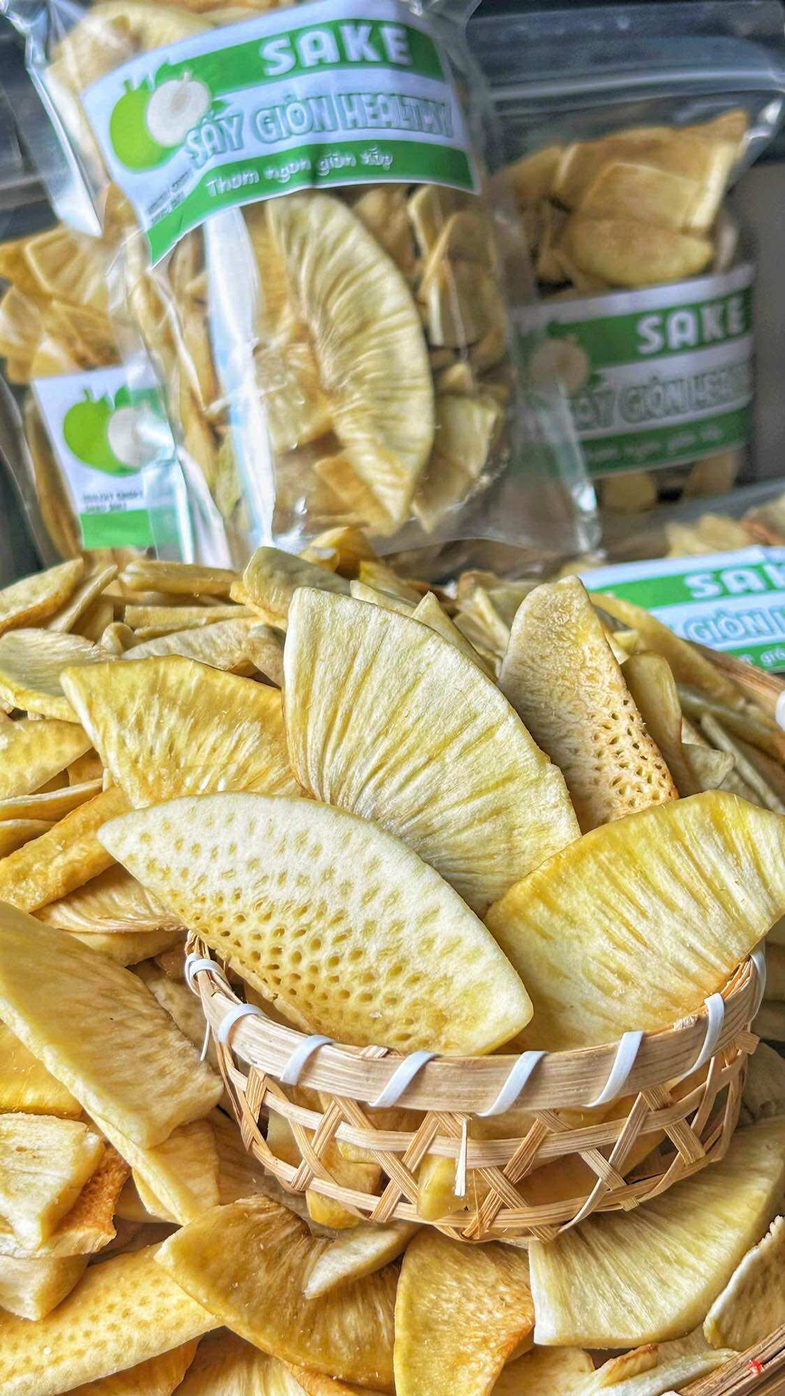 [Túi 400g] SAKE SẤY GIÒN -  THƠM BÙI GIÒN NGON