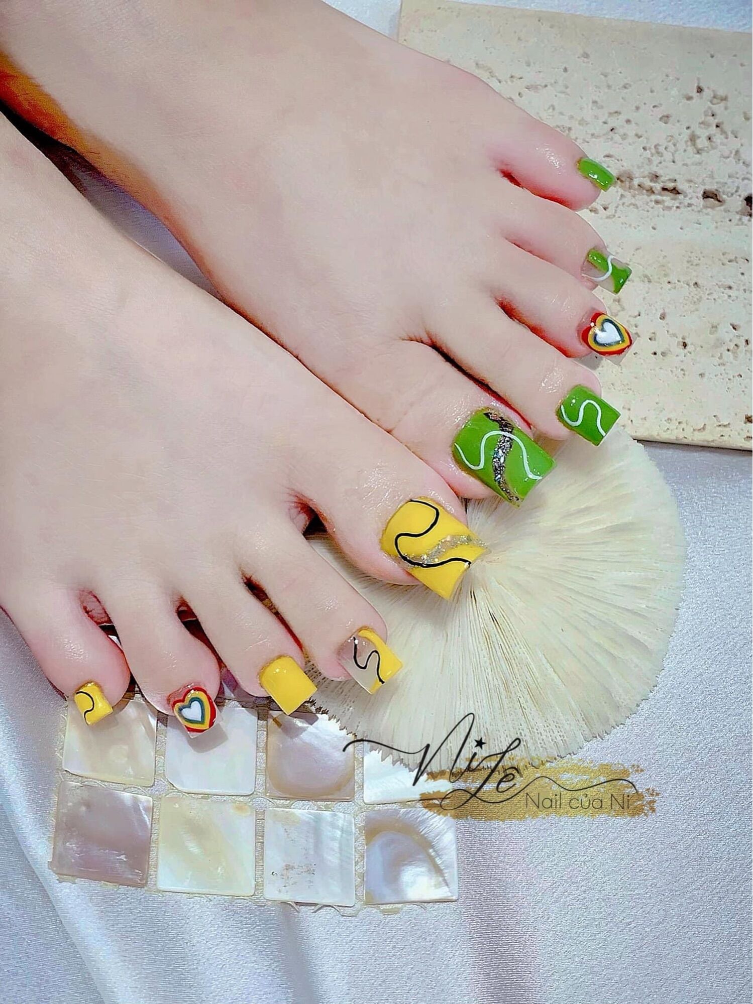 Móng chân giả thiết kế/Nailbox