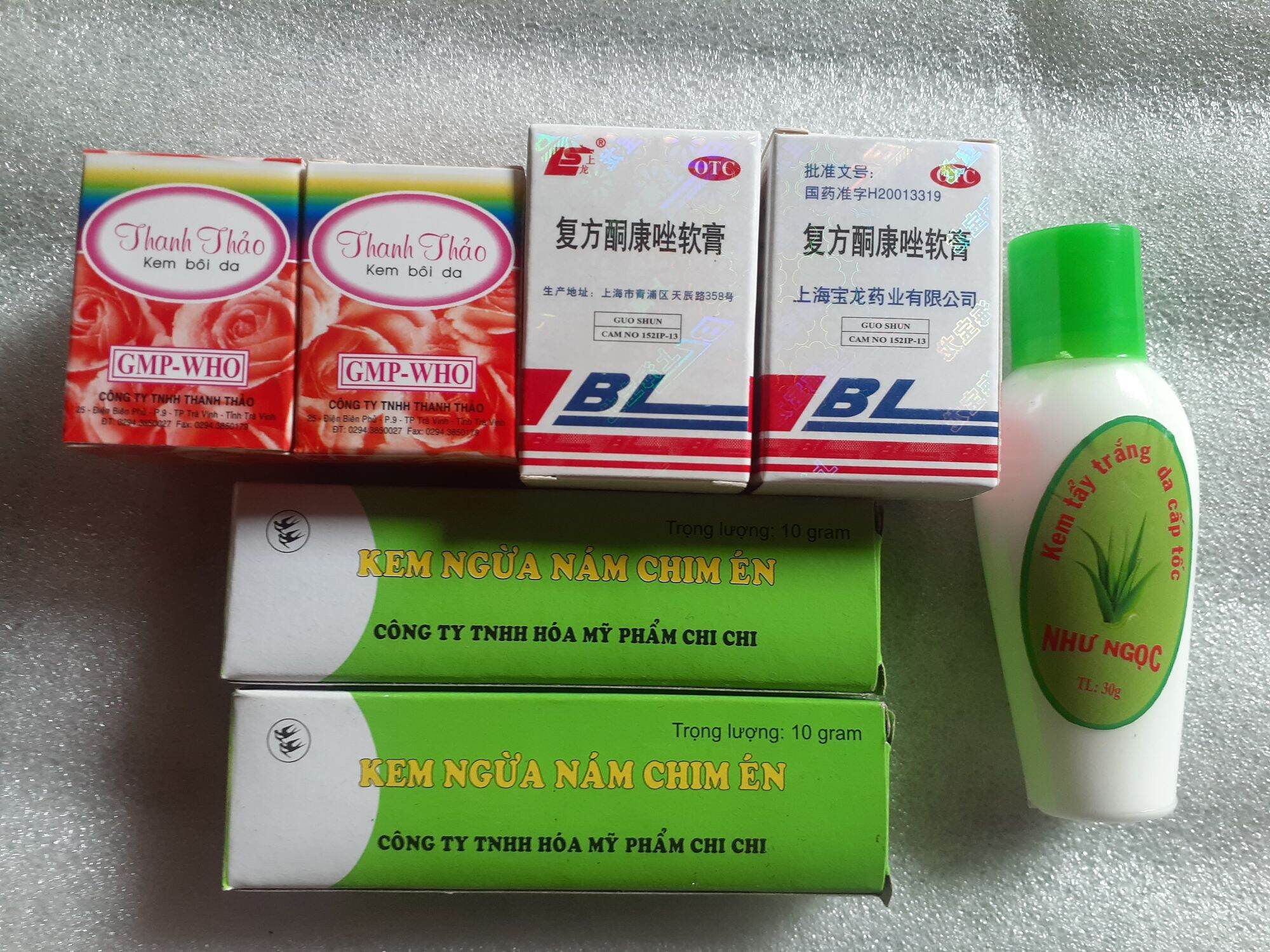 kem trộn trắng nhanh