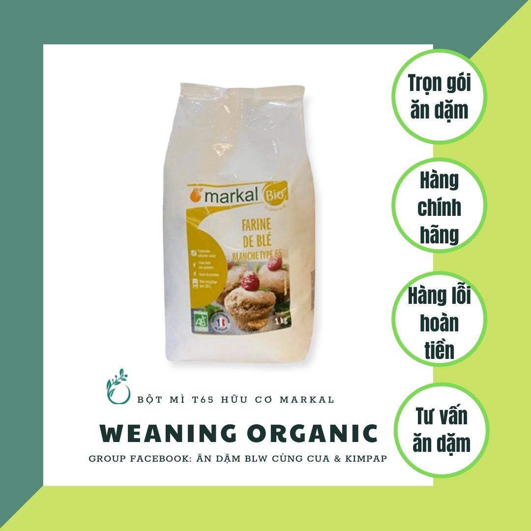 Bột Mì Hữu Cơ Markal làm bánh cho bé ăn dặm gói 1kg