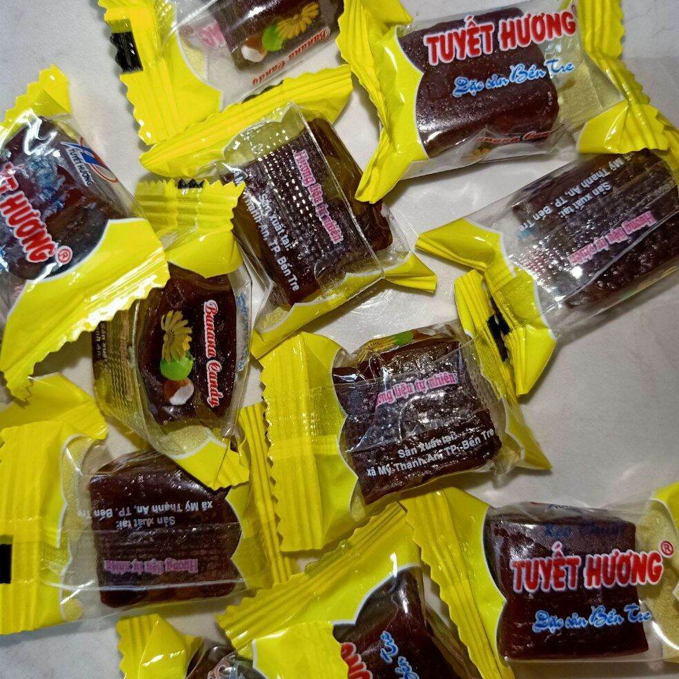 0,5Kí- Kẹo chuối tươi Tuyết Hương đặc sản