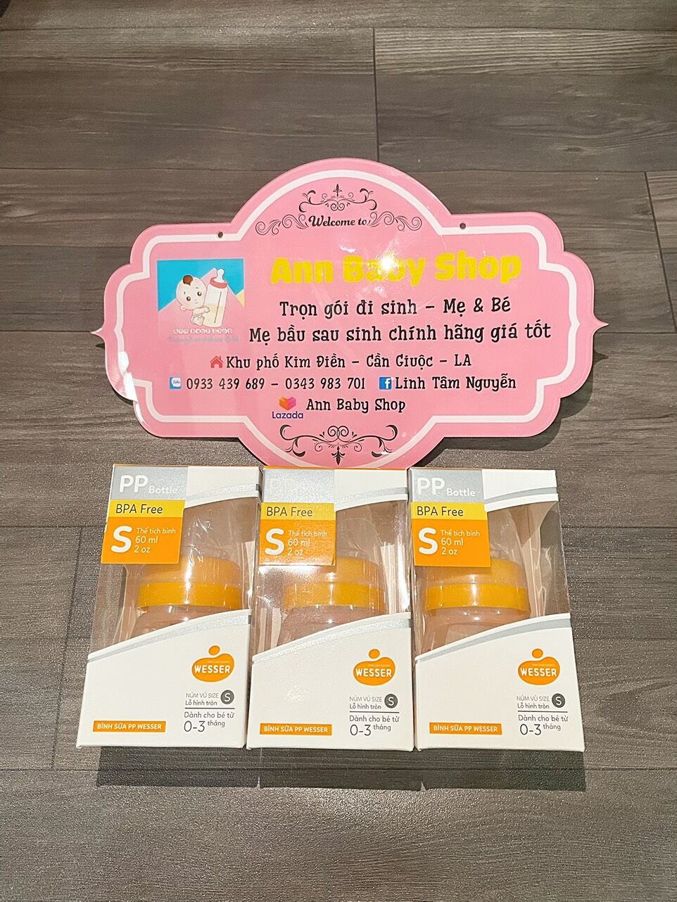 Bình Sữa Wesser Cổ Hẹp  Dung Tích 60ml - 140ml - 250ml