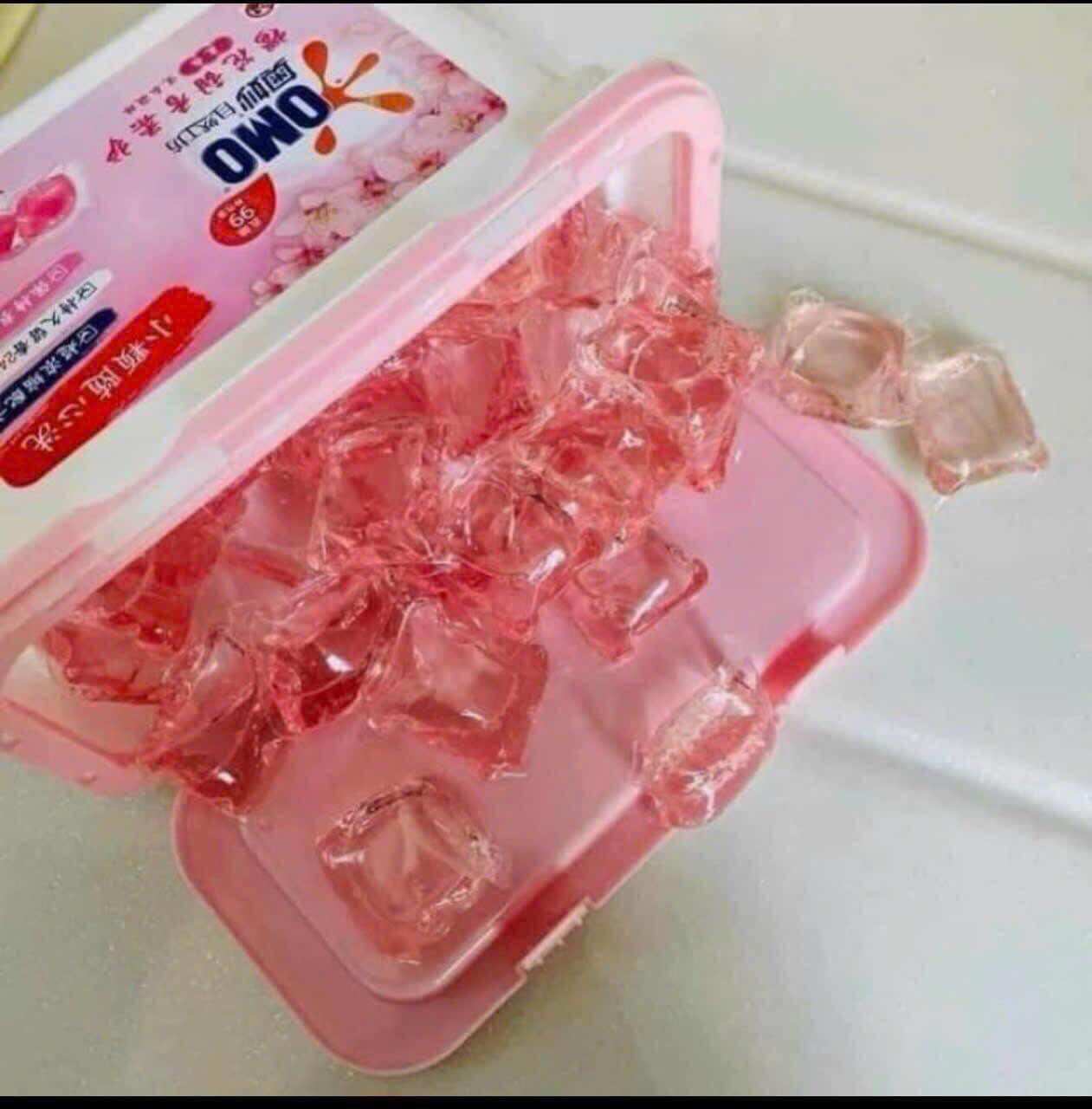 Viên giặt omo hàng nội địa hộp 50 viên tiện dụng